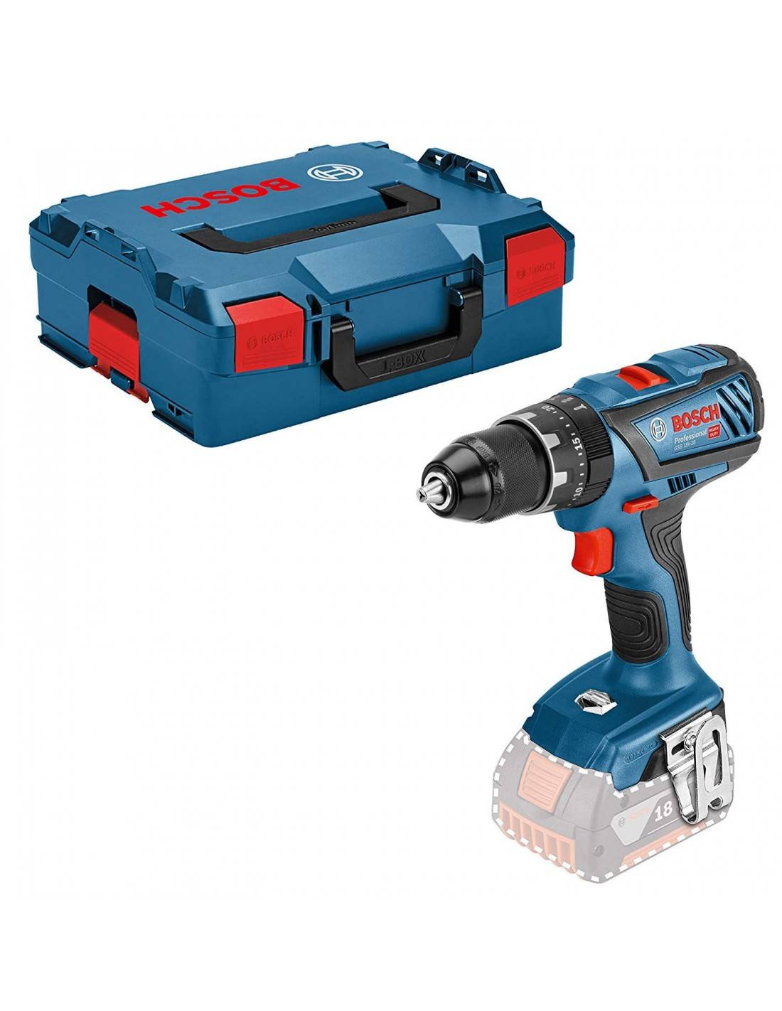 Bosch - Perceuse à percussion GSB 18V-28 Solo L-BOXX | 06019H4008 - Bosch - Image 1