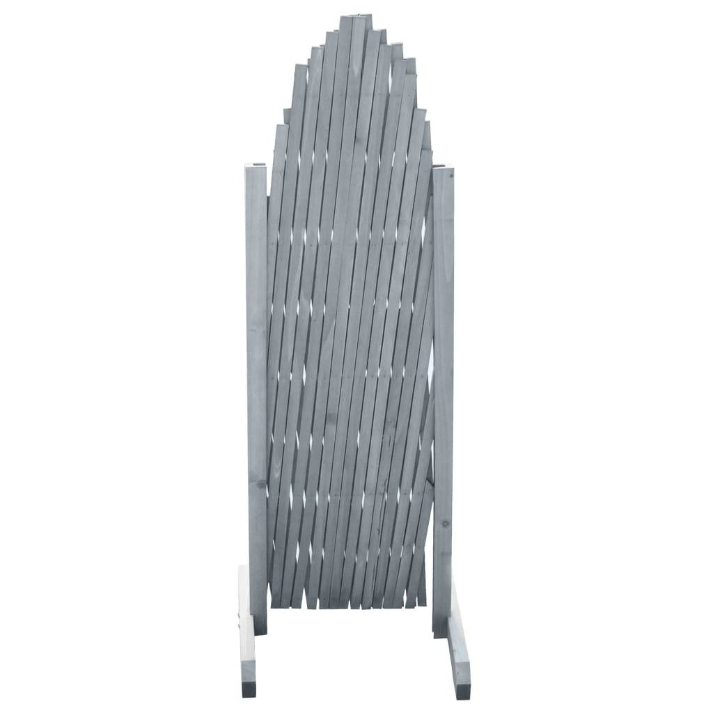 Clôture en treillis bois sapin gris 180 x 100 cm, Poids :2.3kg - PANGIVO - Image 2