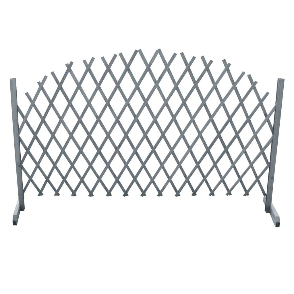 Clôture en treillis bois sapin gris 180 x 100 cm, Poids :2.3kg - PANGIVO - Image 3