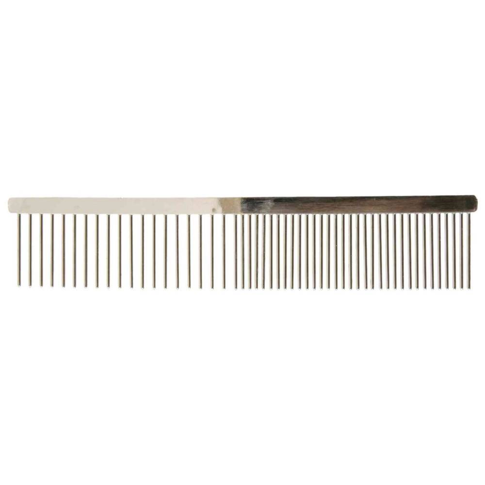 Peigne métal pour aérer et démêler, 16 cm, pour chat et chien - Imagen 2