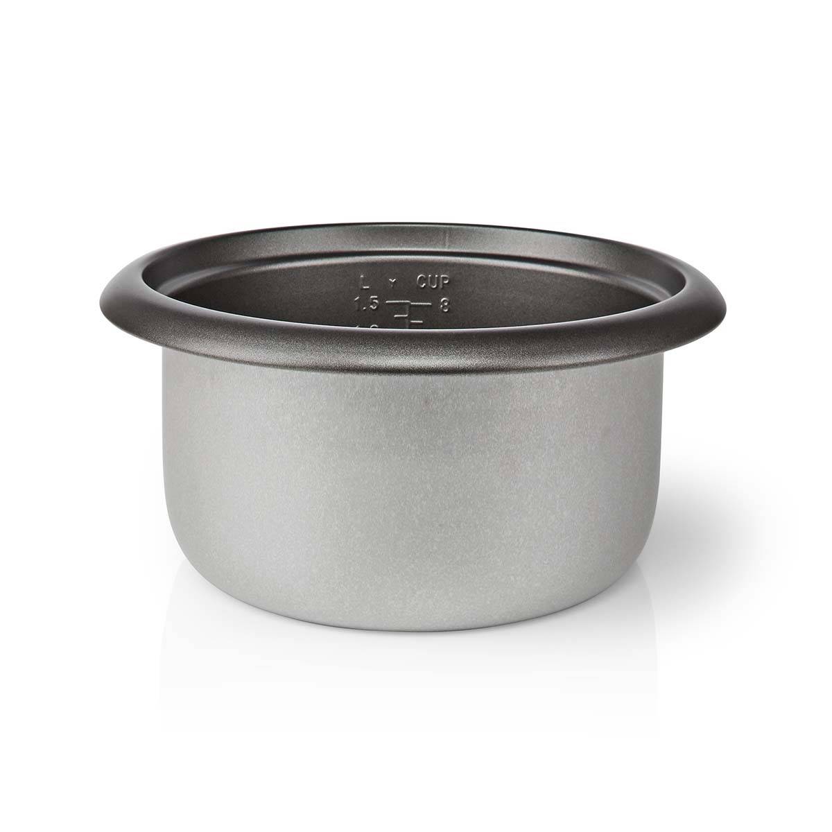 Cuiseur à Riz 1.5 Litres 500W Bol amovible Acier inoxydable anti-adhésif NEDIS - Imagen 6