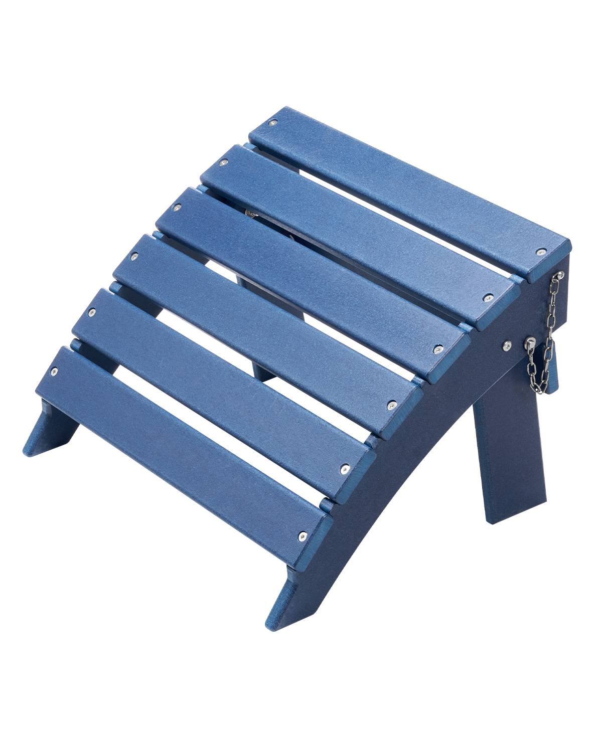 VEVOR Repose-pieds pliable Adirondack, PEHD, 400x480x330mm, bleu.