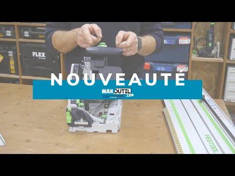 Scie plongeante 1500W Ø168mm - TS 60 KEBQ-Plus-FS - FESTOOL - avec rail - SYSTAINER - 577417 - Image 8