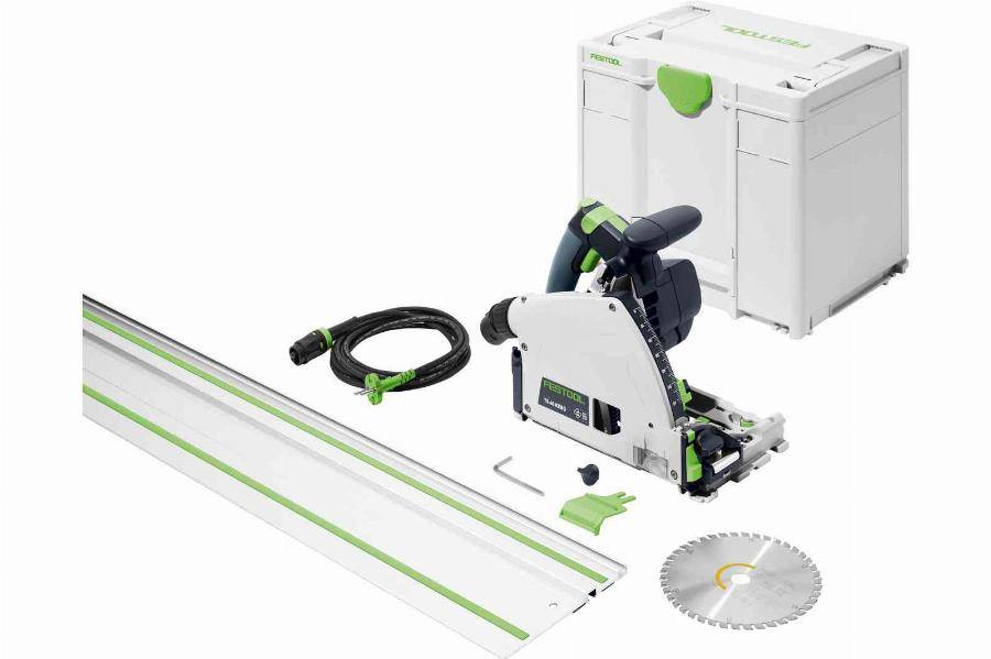 Scie plongeante 1500W Ø168mm - TS 60 KEBQ-Plus-FS - FESTOOL - avec rail - SYSTAINER - 577417 - Image 1