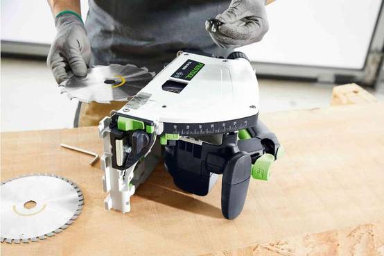 Scie plongeante 1500W Ø168mm - TS 60 KEBQ-Plus-FS - FESTOOL - avec rail - SYSTAINER - 577417 - Image 7
