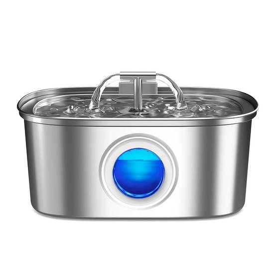 Fontaine à eau automatique pour chat en acier inoxydable IntiMeg - Image 2