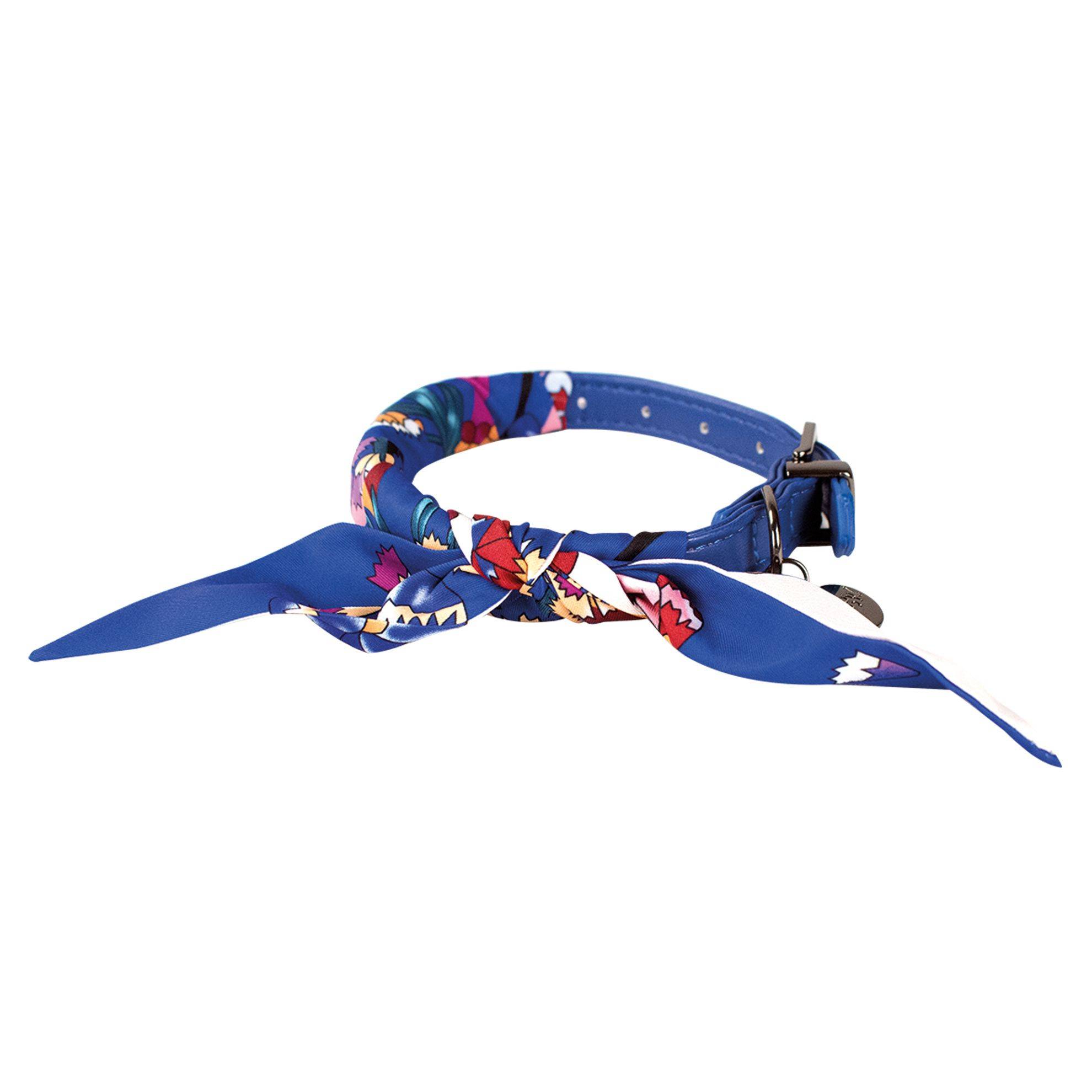 Collier chien So Chic Doogy Glam' Bleu : T35 DOOGY GLAM