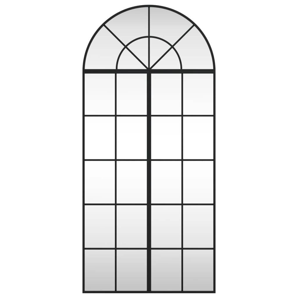 Maison Chic - Miroir mural noir 60x130 cm arche fer Maison Chic - Image 3