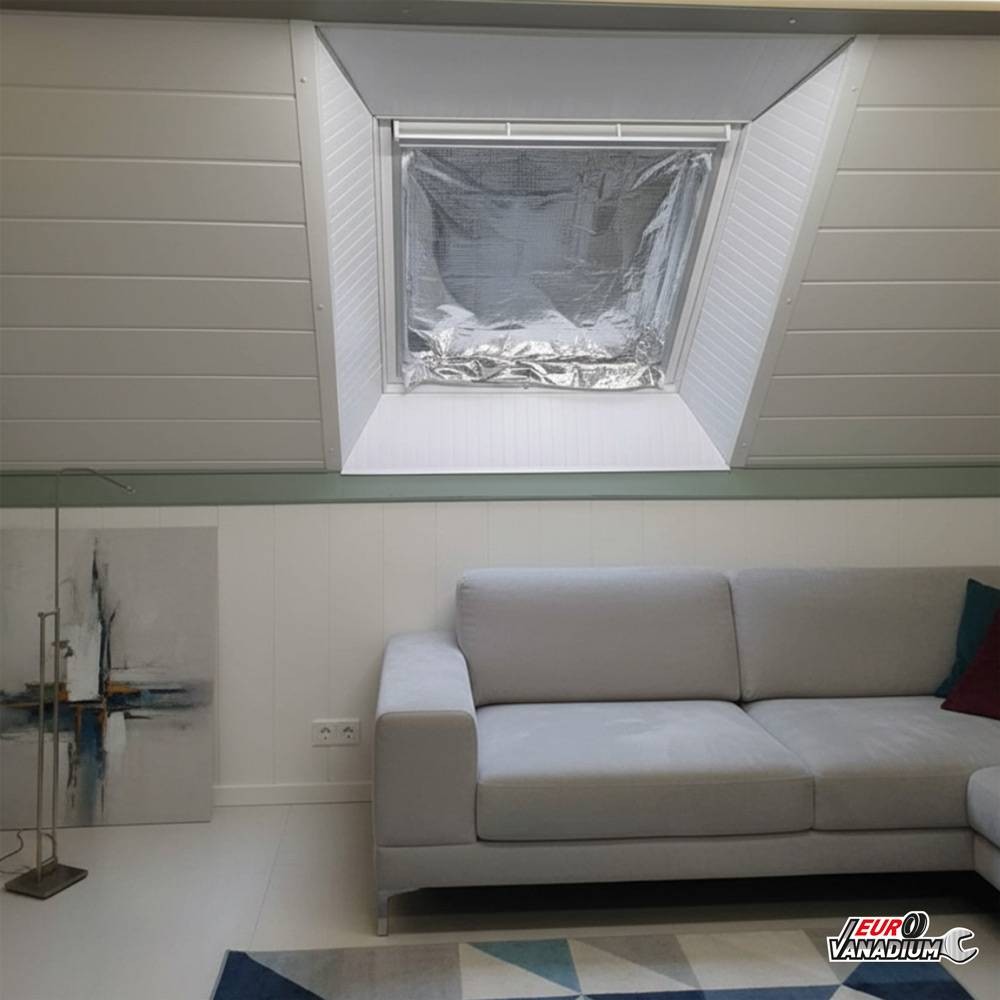 Euro Vanadium - Kit isolation thermique pour fenêtre de toit 160×100 cm - triple couche - Image 5