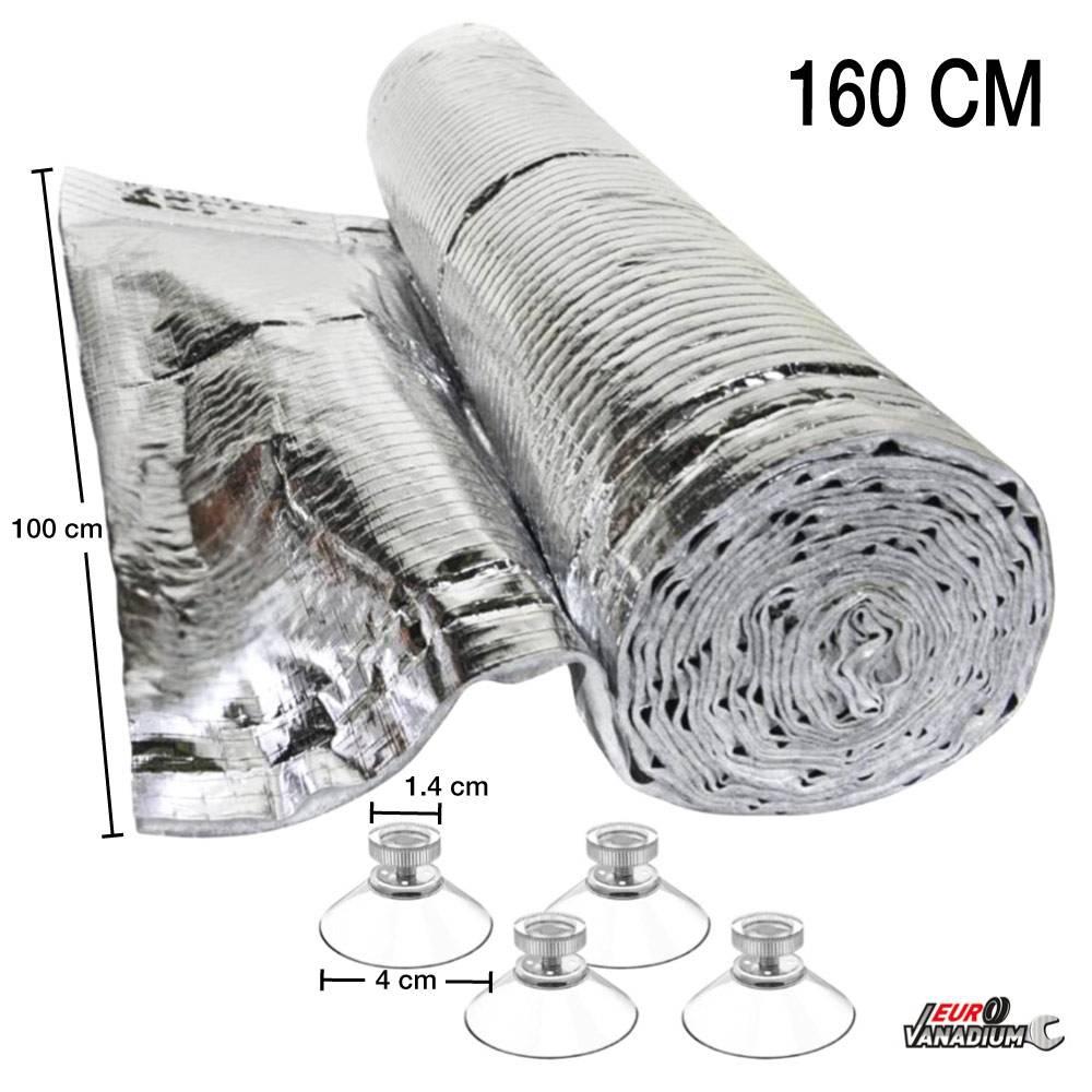 Euro Vanadium - Kit isolation thermique pour fenêtre de toit 160×100 cm - triple couche - Image 2