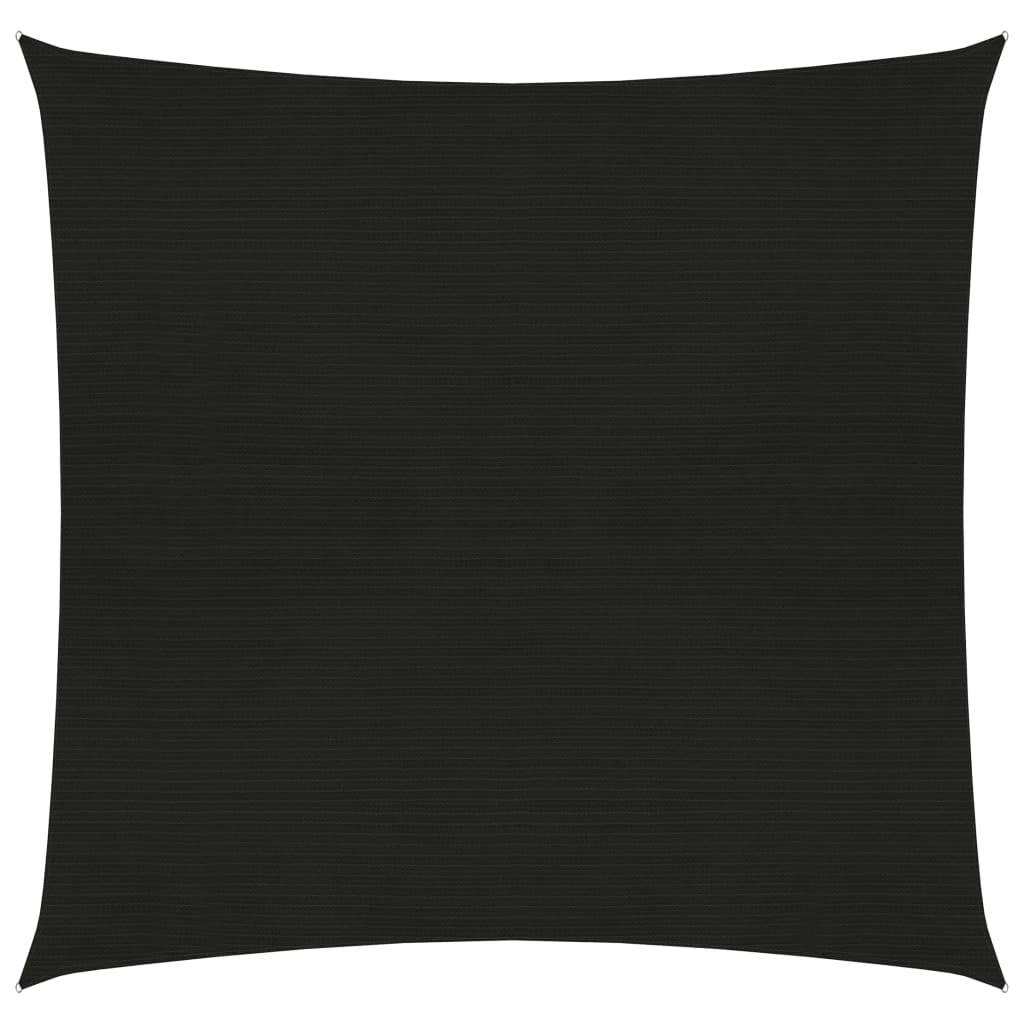 Helloshop26 - Voile toile d'ombrage parasol 160 g/m² 2 x 2 m PEHD noir - Imagen 1