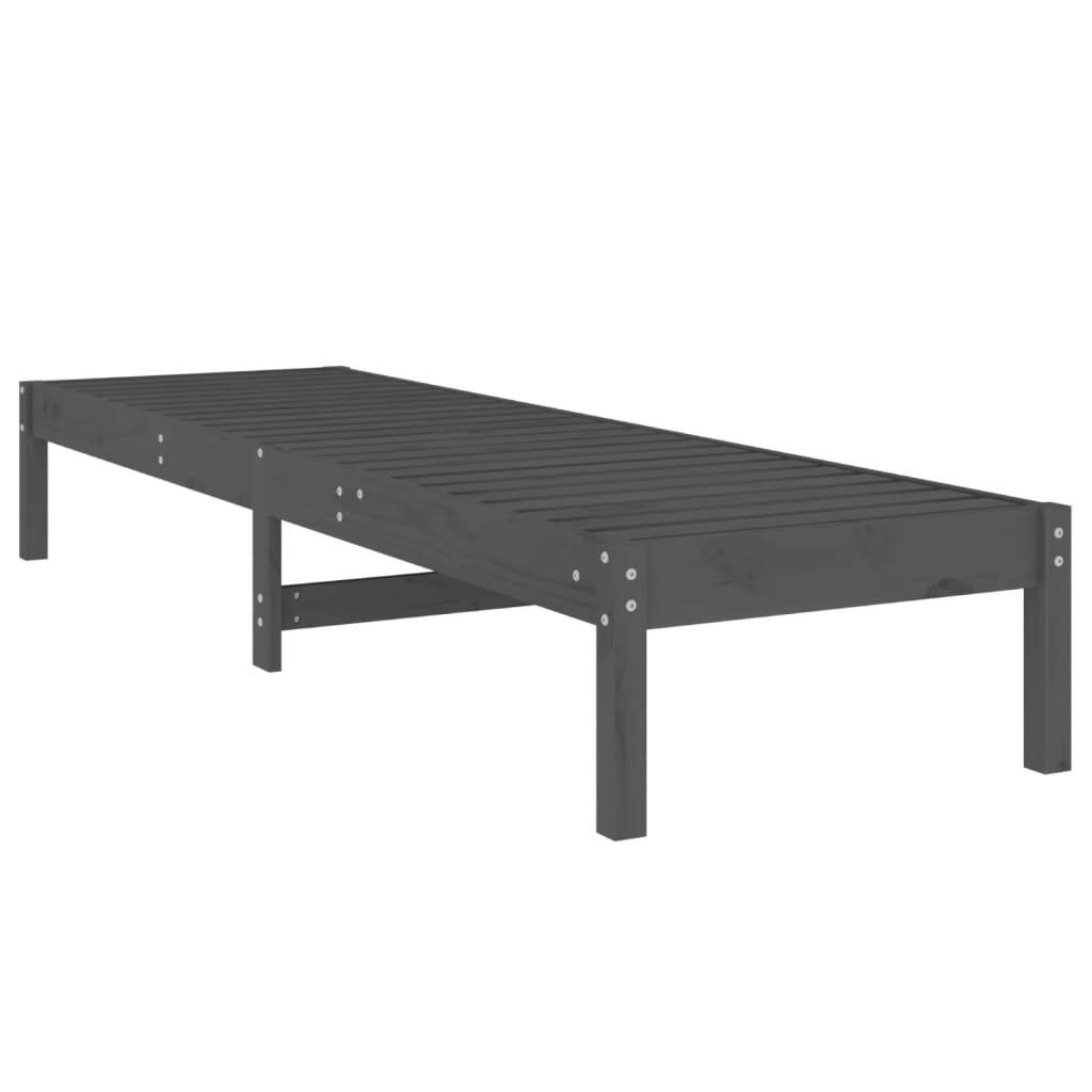 Chaise Longue Extérieure Bois Massif Pin Traité Terrasse Gris – ComfortXL Outdoor Living - Image 7