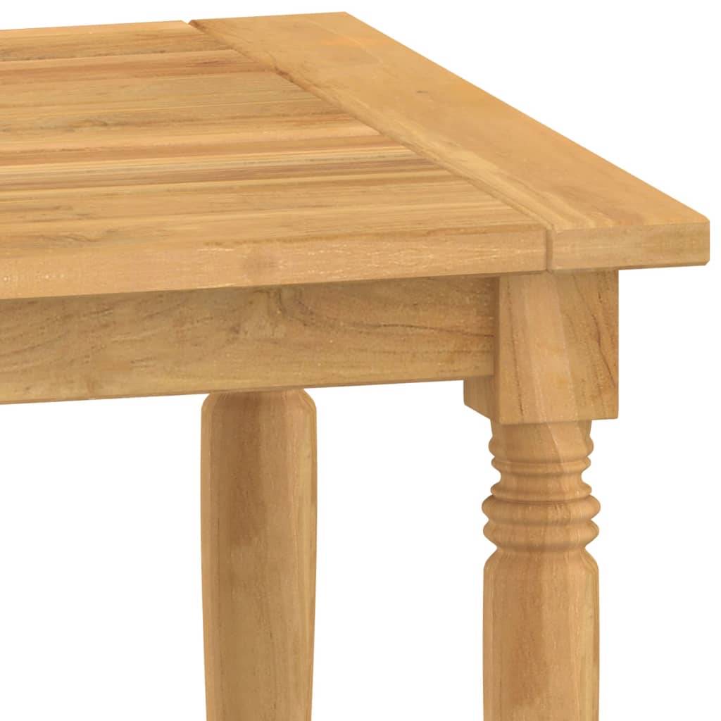 Helloshop26 - Salon de jardin meuble d'extérieur ensemble de mobilier 4 pièces avec coussins bois de teck solide - Imagen 8