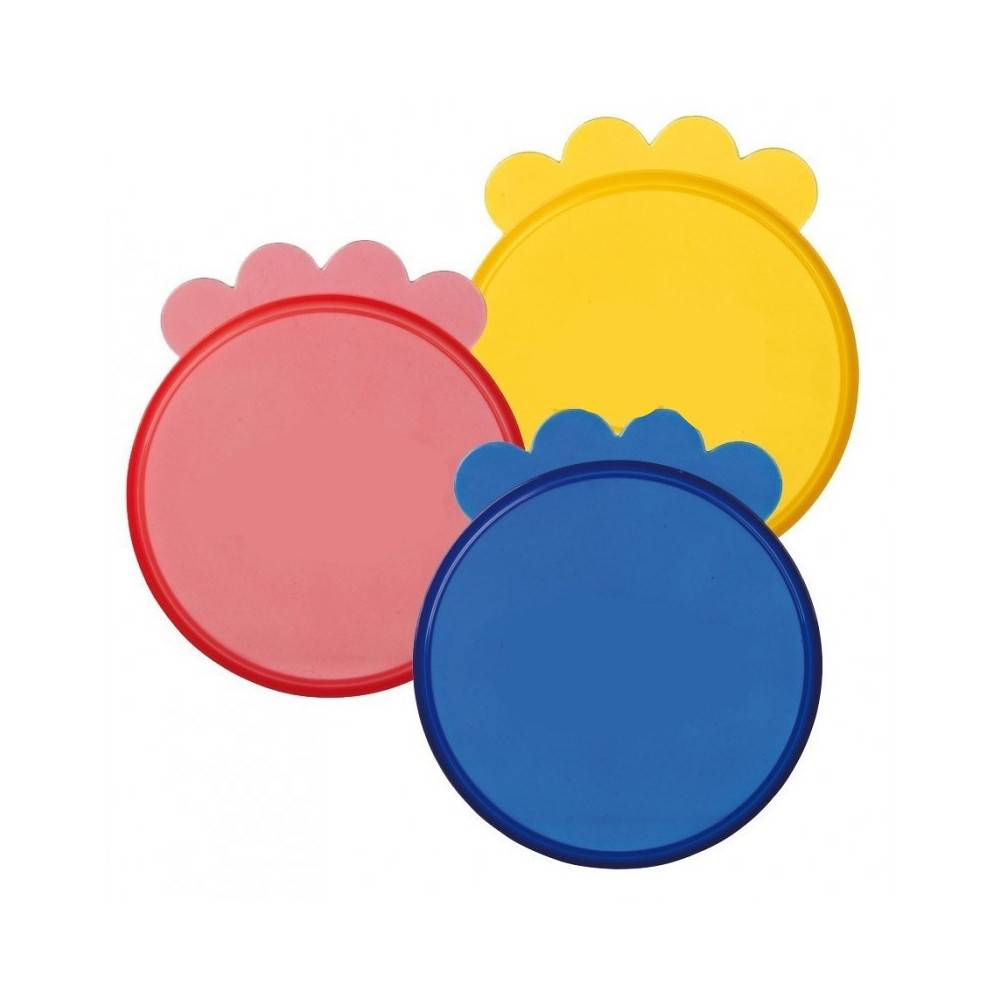Animallparadise - 3 Couvercles de ø 7.6 cm pour boites de conserves alimentation pour animaux. - Imagen 1