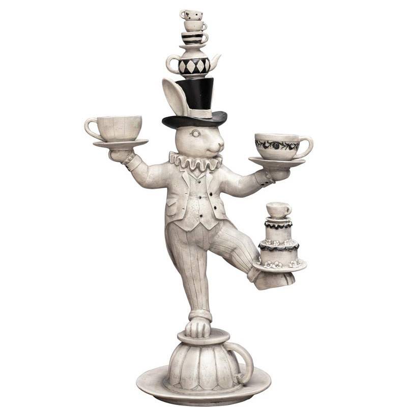 Lapin Alice 3 petits pots 61x23x37cm - Image 2