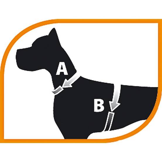 Ferplast - NIKITA FUR XL Harnais pour Chien, Respirant, Fourrure Ecologique Douce, Sangle Réglable, Multicouleur - Imagen 2