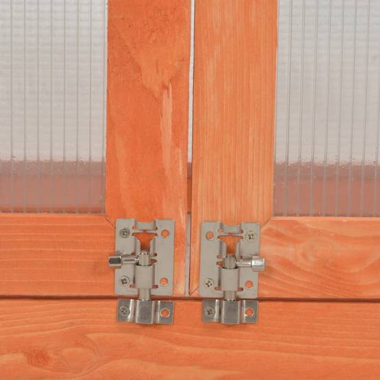 PANGIVO - Serre de jardin bois naturel 75 x 47 x 109 cm - PANGIVO - Image 9
