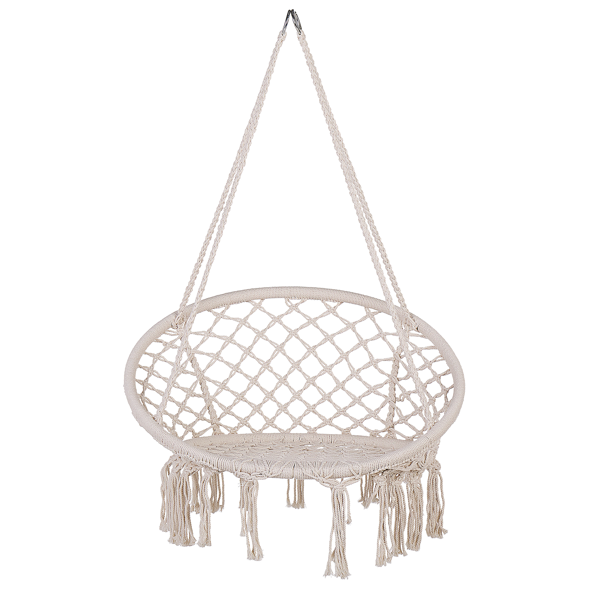 Beliani - Chaise porte-à-faux Coton Blanc GABELLA - Beliani - Imagen 2