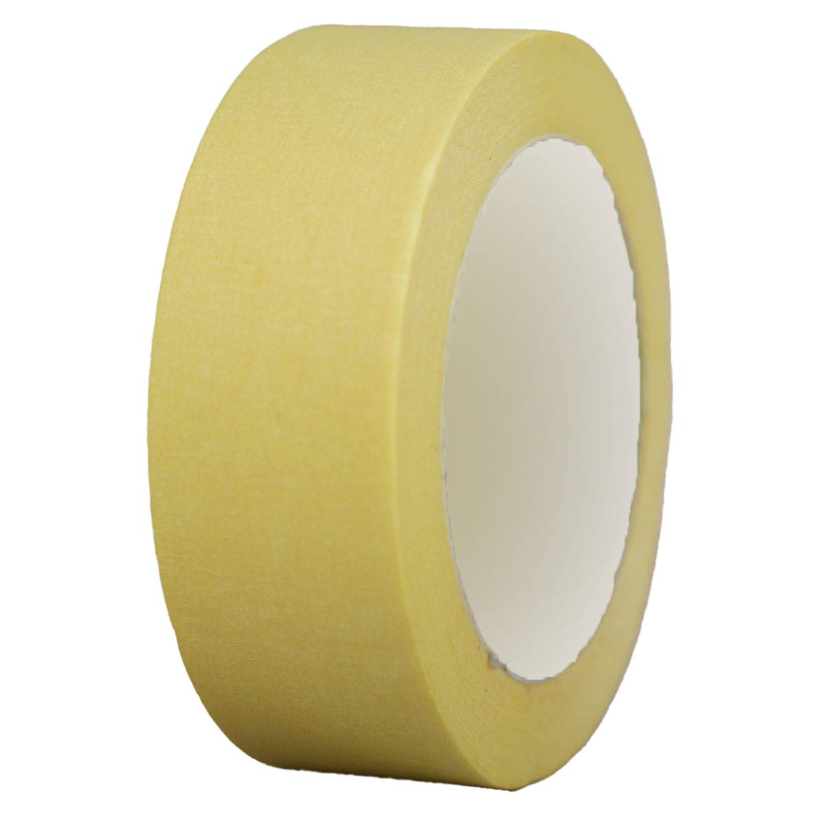 Ruban adhésif de masquage jaune jusqu'à 80° - rouleau adhésif 38 mm x 50 m pour la peinture TECPLAST - Image 3