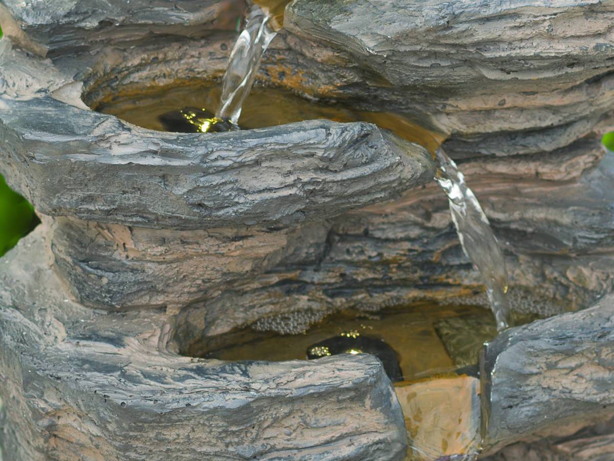 Ubbink - Fuente de jardín Miras con cascada y iluminación LED - Ubbink - Imagen 4