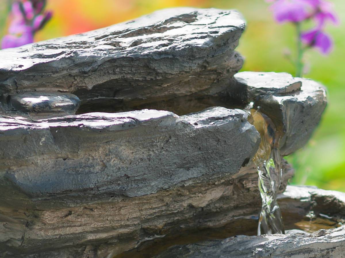 Ubbink - Fuente de jardín Miras con cascada y iluminación LED - Ubbink - Imagen 3