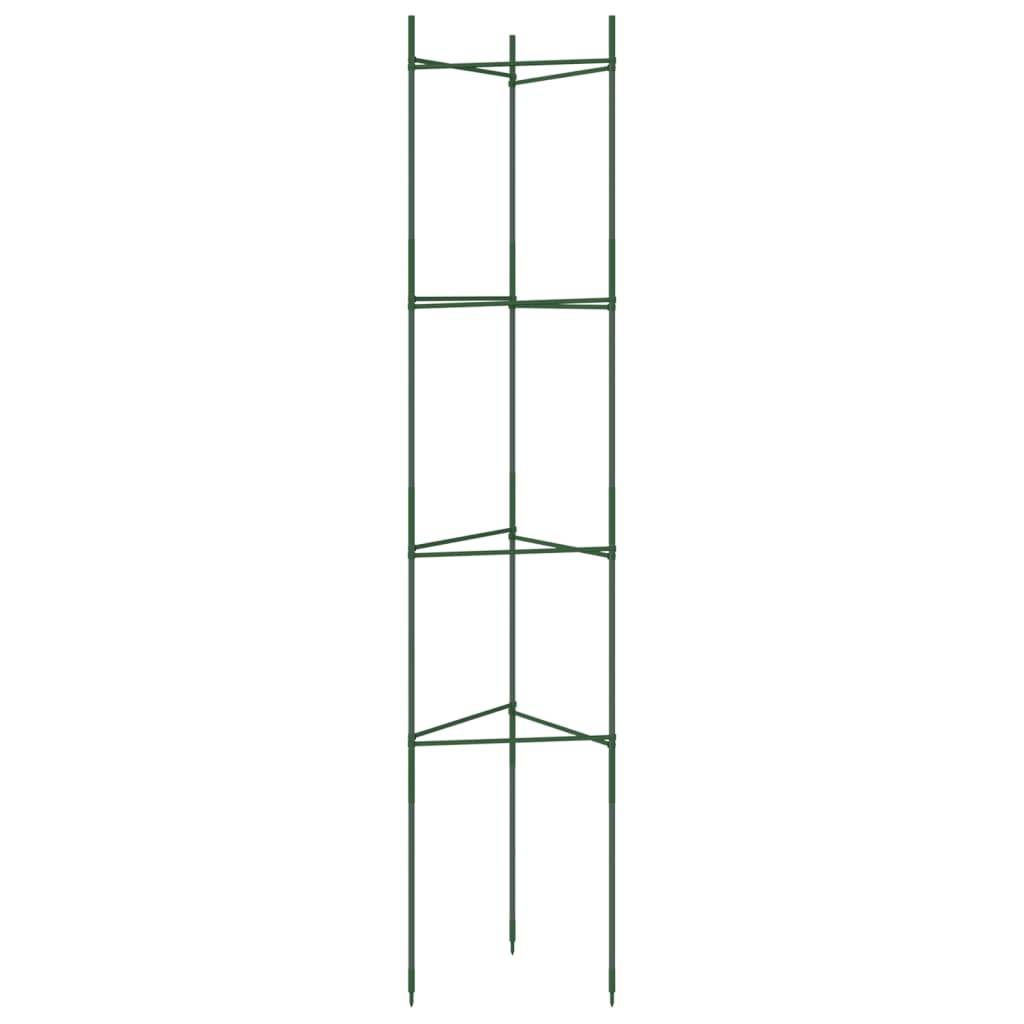 Supports Hauts pour Plantes Grimpantes Acier Tuteurage Vertical pour Jardin Lot de 2 Vert 154 cm – ComfortXL Outdoor Living - Image 5