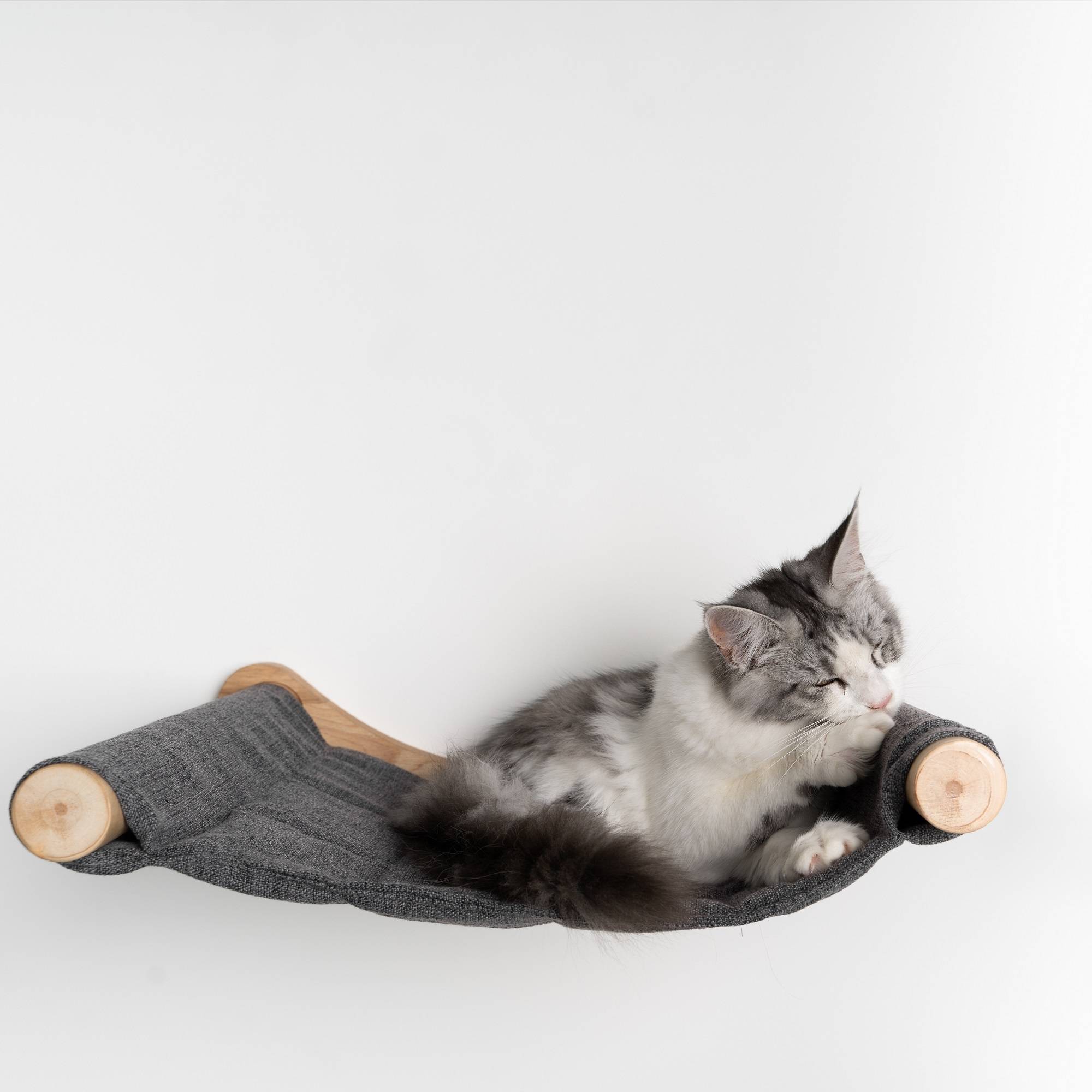 Rhr Concepts Bv - Mur d’escalade pour chat - Luxueux hamac mural XXL (gris) - RHR Concepts BV - Imagen 2