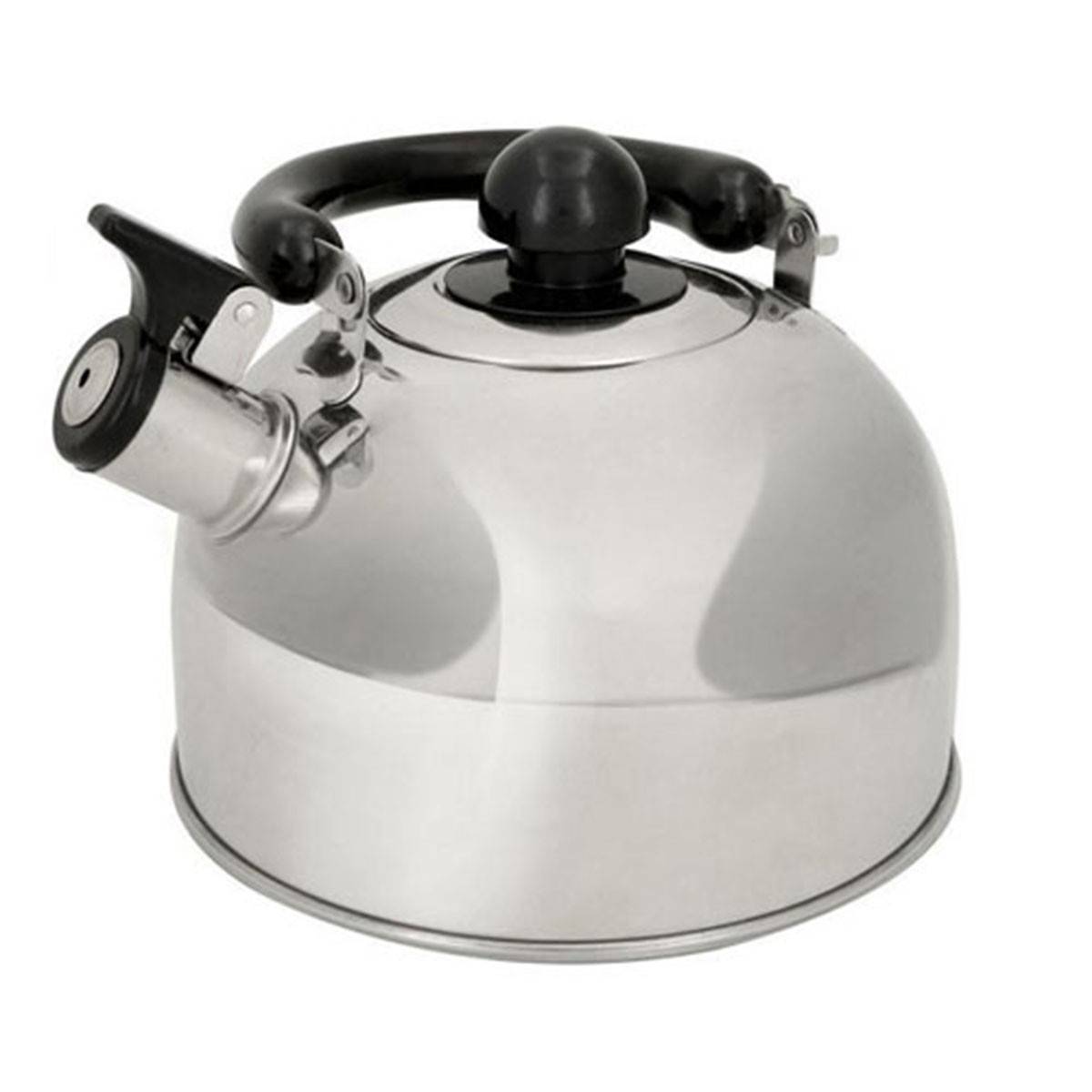 Alpina - Bouilloire sifflante Cuve Inox 1.8L Tous feux Théière avec Sifflet Vintage ALPINA - Imagen 2