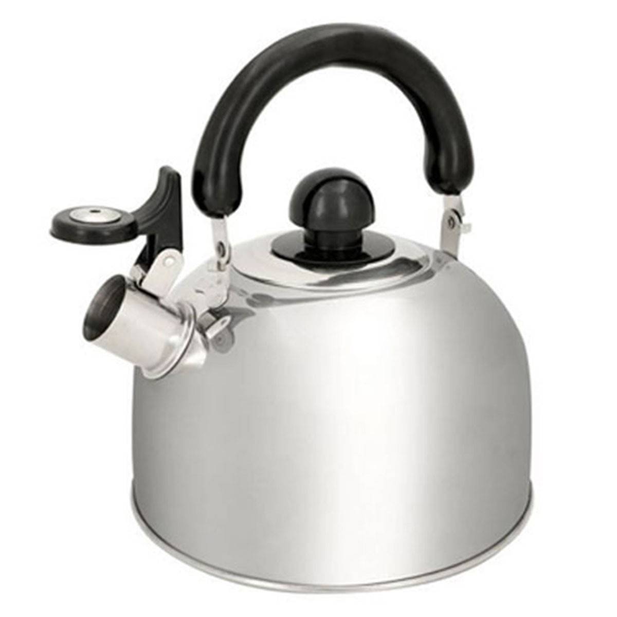 Alpina - Bouilloire sifflante Cuve Inox 1.8L Tous feux Théière avec Sifflet Vintage ALPINA - Imagen 1