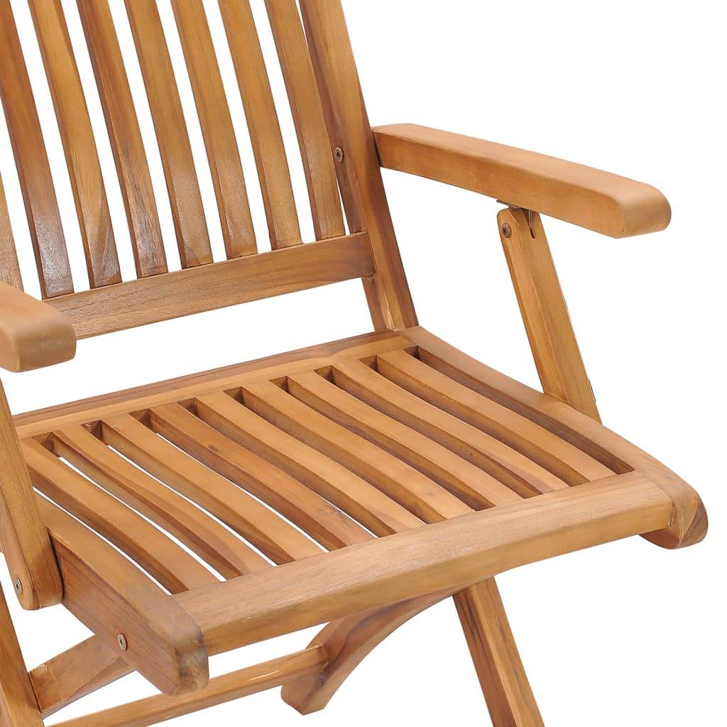 PANGIVO - Lot de 8 chaises de jardin pliables teck rouge bordeaux 56 x 58 x 88 cm - PANGIVO - Image 5