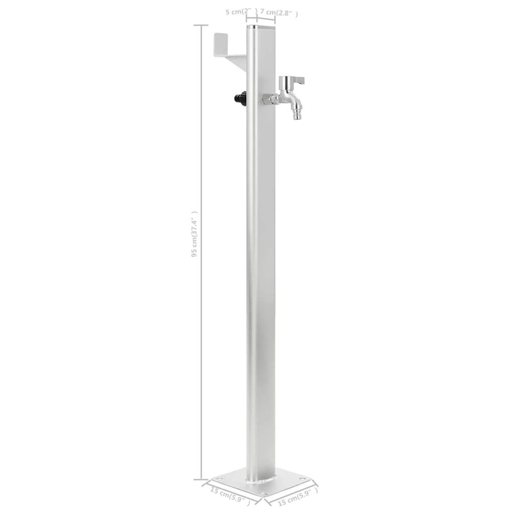 Vidaxl - Colonne à eau de jardin Aluminium 95 cm vidaXL 45458 - Image 3