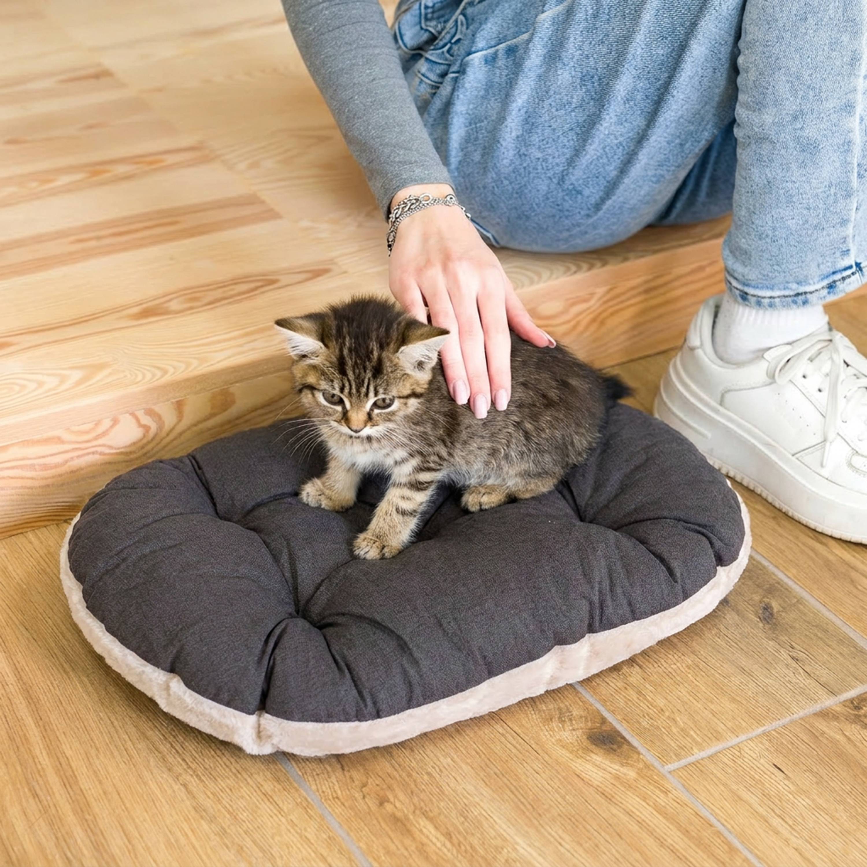 Ferplast - FERPLAST Panier Chien Chat - Coussin pour Chien Chat - Lavable en Machine - Tapis Chien Chat pour Niches et Voitures - Lit pour Chien Chat  - Relax, - Imagen 4