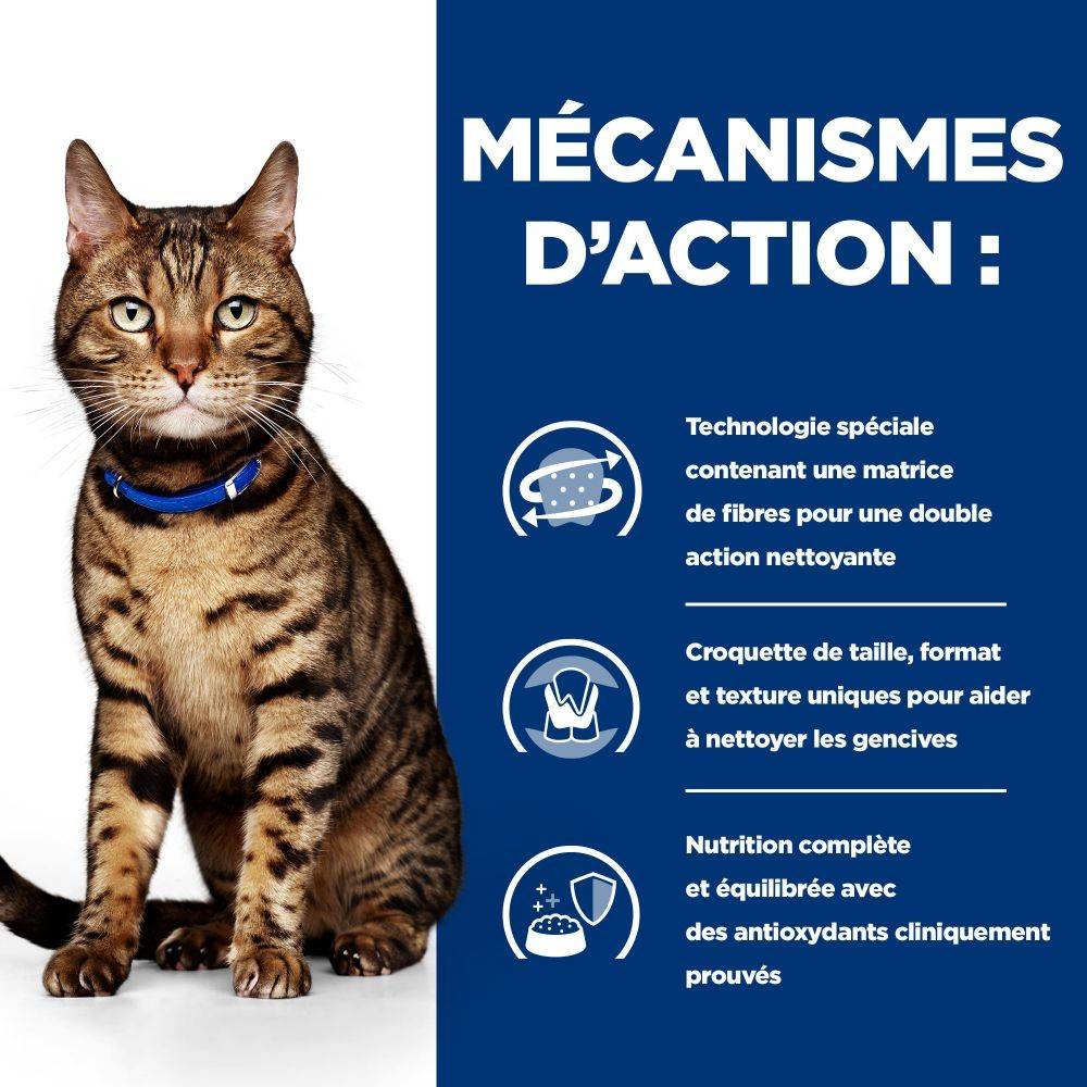 CROQUETTES CHAT ADULT PRESCRIPTION DIETS T/D DENTAL CARE - HILL'S 1,5 kg - Image 4
