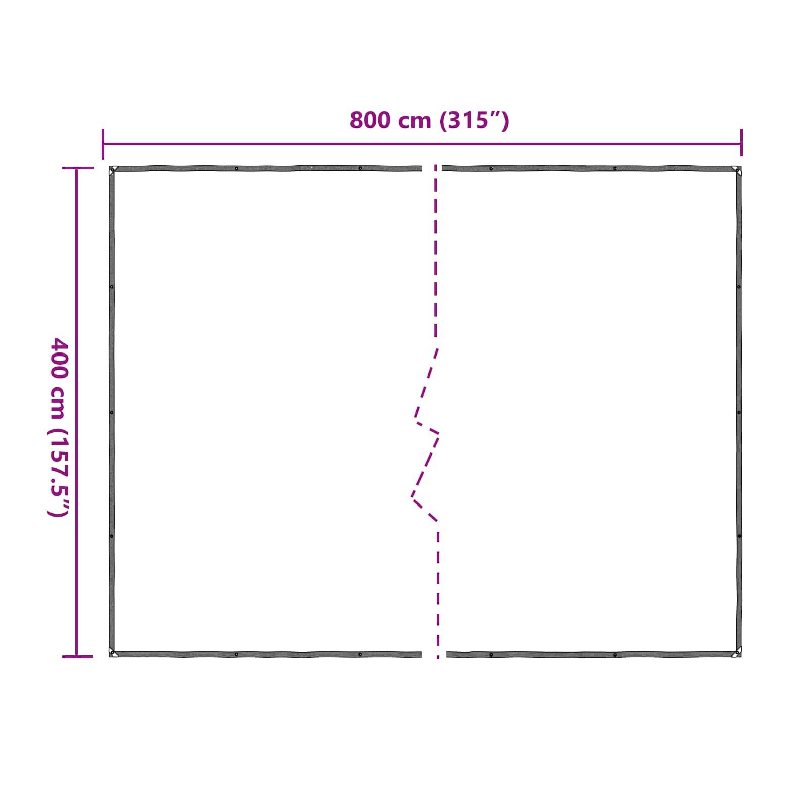 Vidaxl - Couverture pour plantes 4 x 8 m PE Translucide vidaXL 3429317 - Image 3