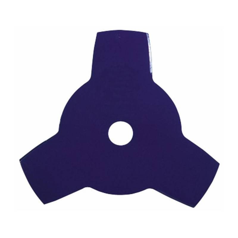 Lame droite pour débroussailleuse 3 dents L:255 ép.:1,4