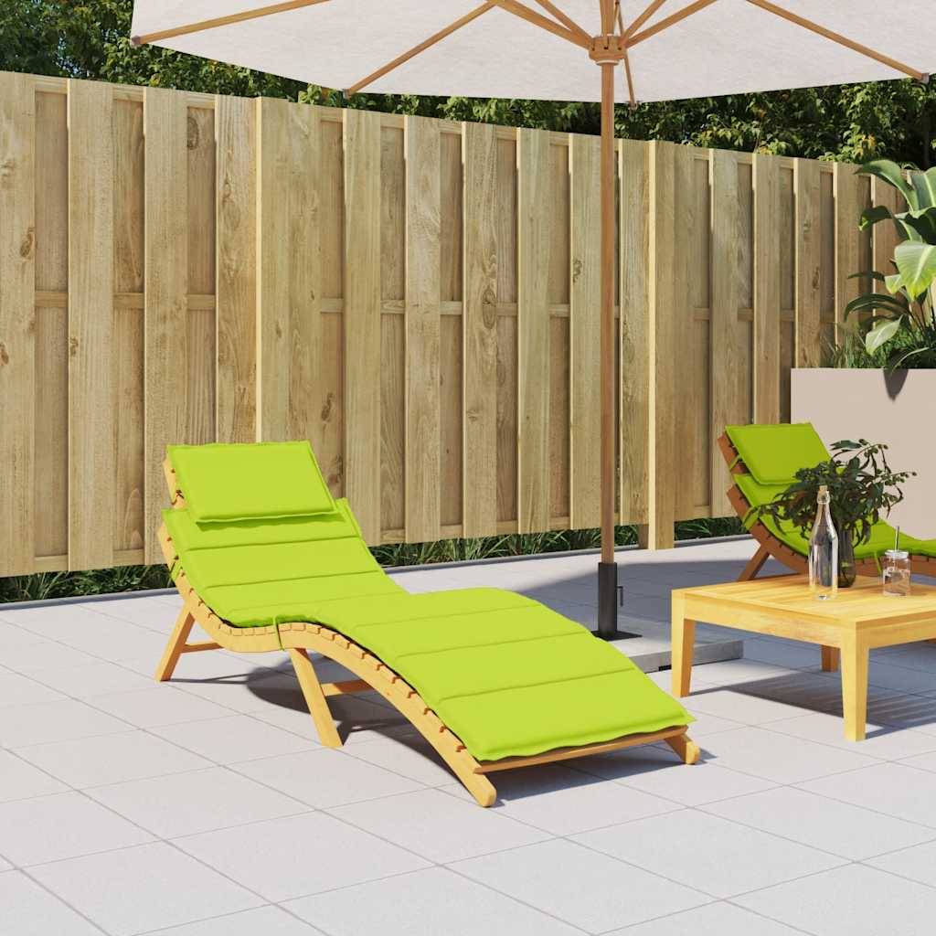 PANGIVO - Coussin de chaise longue tissu oxford vert vif 186 x 58 x 4 cm - PANGIVO - Image 1