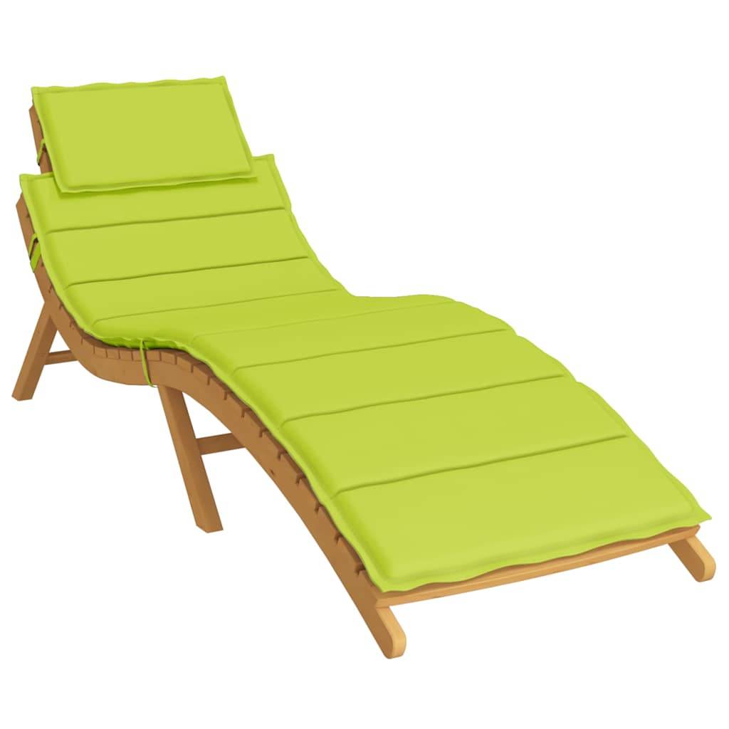 PANGIVO - Coussin de chaise longue tissu oxford vert vif 186 x 58 x 4 cm - PANGIVO - Image 3