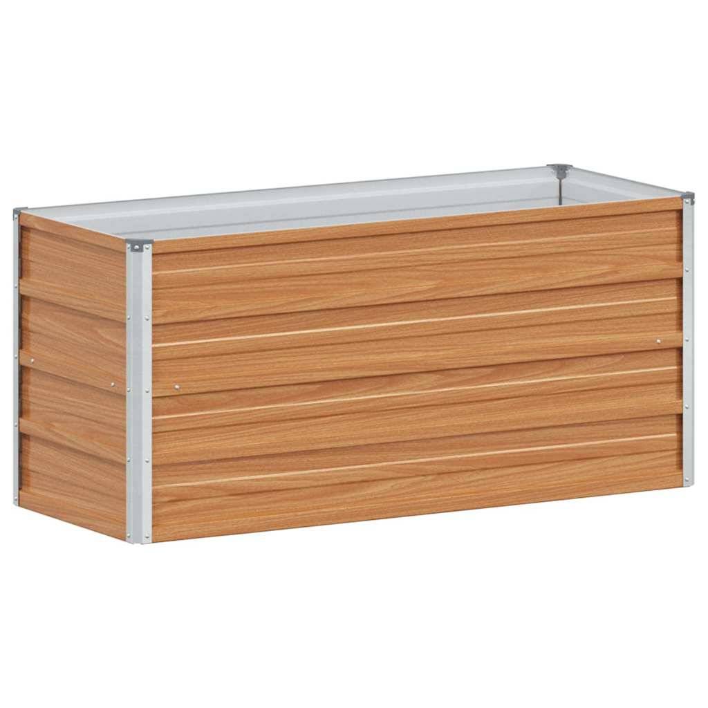 Prolenta Premium - Jardinière acier marron 100 x 40 x 45 cm - Prolenta premium p319.2 - Image 7