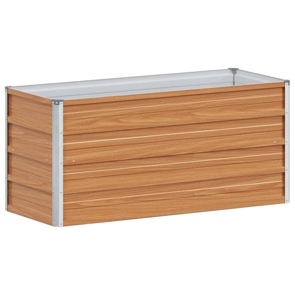 Prolenta Premium - Jardinière acier marron 100 x 40 x 45 cm - Prolenta premium p319.2 - Image 2