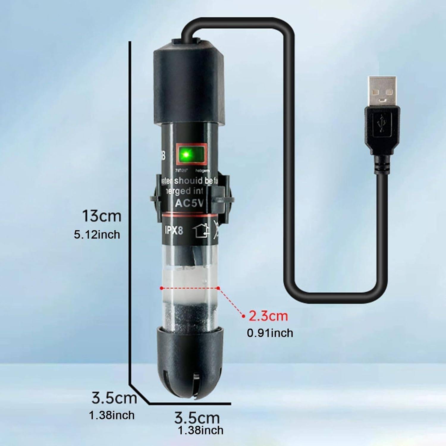 DtopbuyAge - Chauffage aquarium mini USB - Protection surchauffe DtopbuyAge - Image 2
