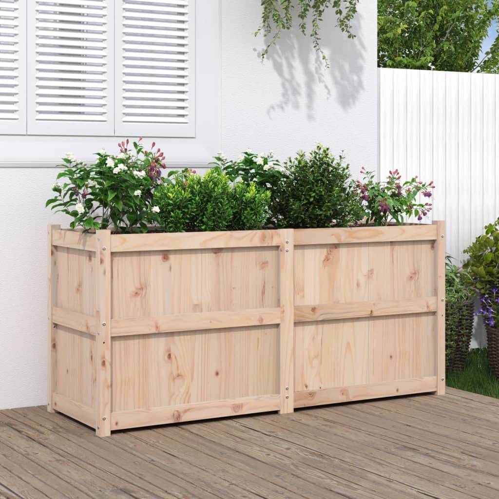 ComfortXL - Jardinière haute en bois de pin massif pour potager surélevé 150x50x70 cm – ComfortXL Outdoor Living - Image 1