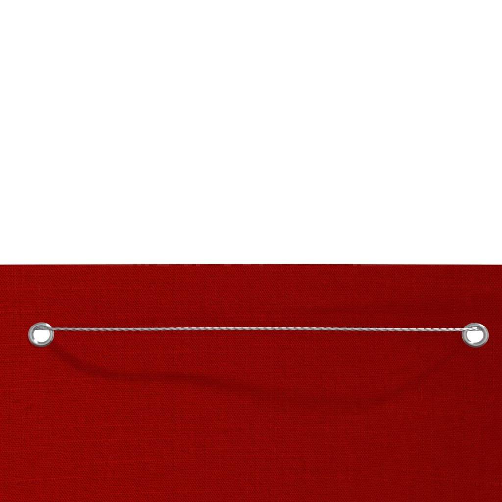 Helloshop26 - Écran de balcon brise pare vue protection confidentialité 160 x 240 cm tissu oxford rouge - Imagen 3