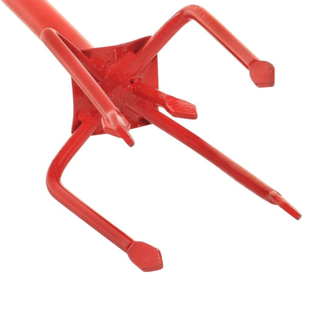 Vidaxl - Griffe de jardin Rouge Acier vidaXL 146153 - Image 7