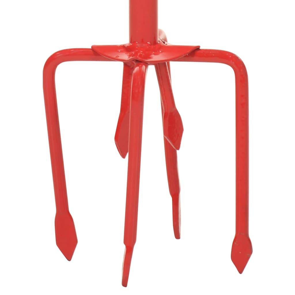 Vidaxl - Griffe de jardin Rouge Acier vidaXL 146153 - Image 5
