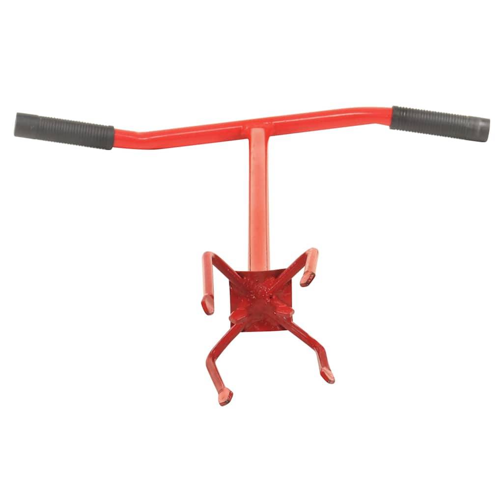 Vidaxl - Griffe de jardin Rouge Acier vidaXL 146153 - Image 4