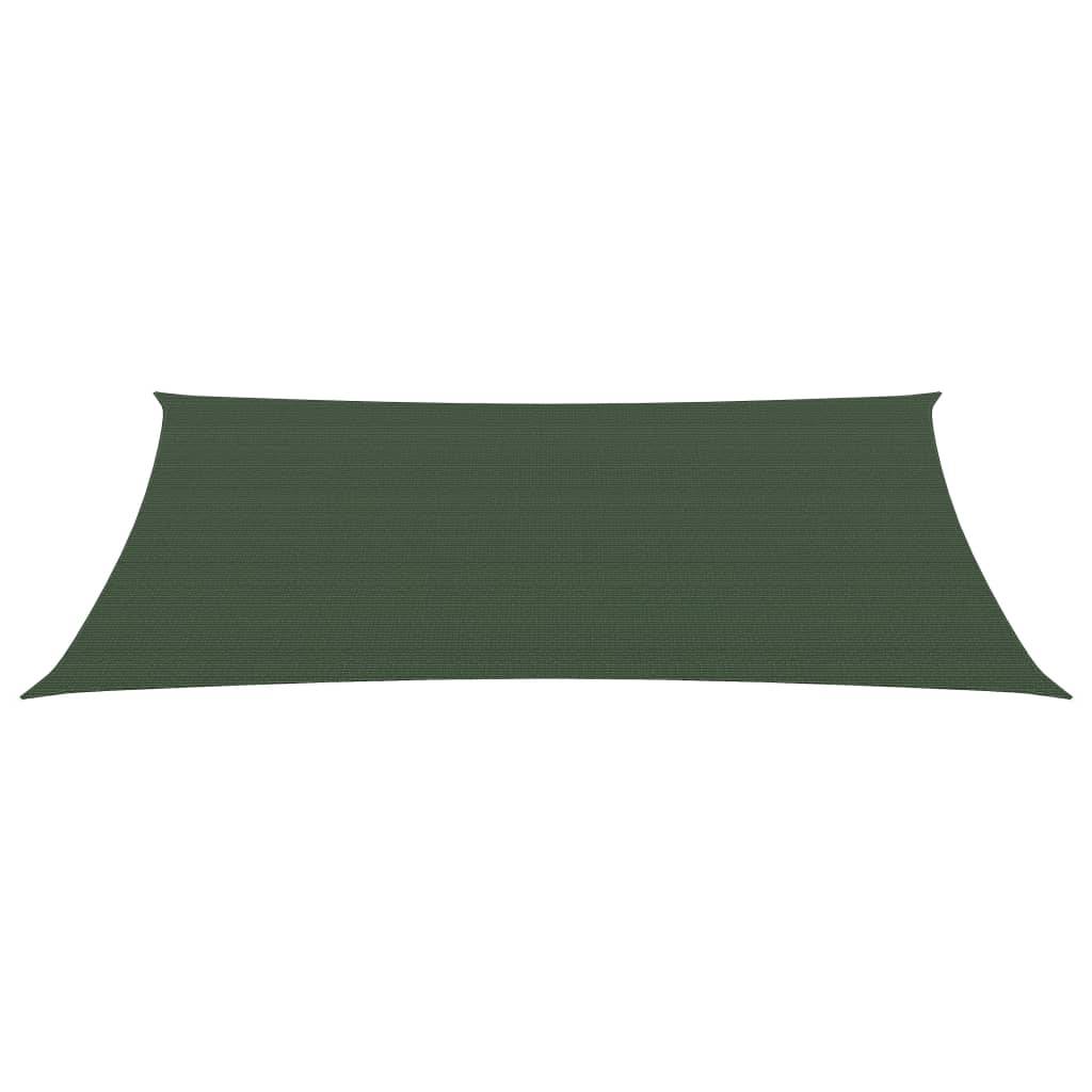 Helloshop26 - Voile toile d'ombrage parasol 160 g/m² PEHD 2 x 4,5 m vert foncé - Imagen 2