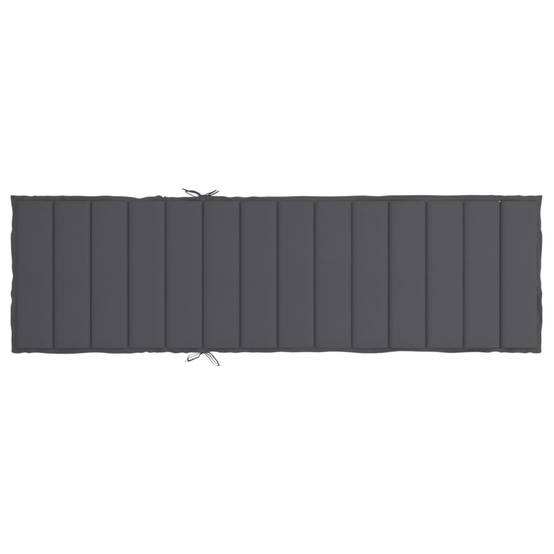 PANGIVO - Coussin de chaise longue tissu oxford anthracite 200 x 70 x 3 cm - PANGIVO - Image 5
