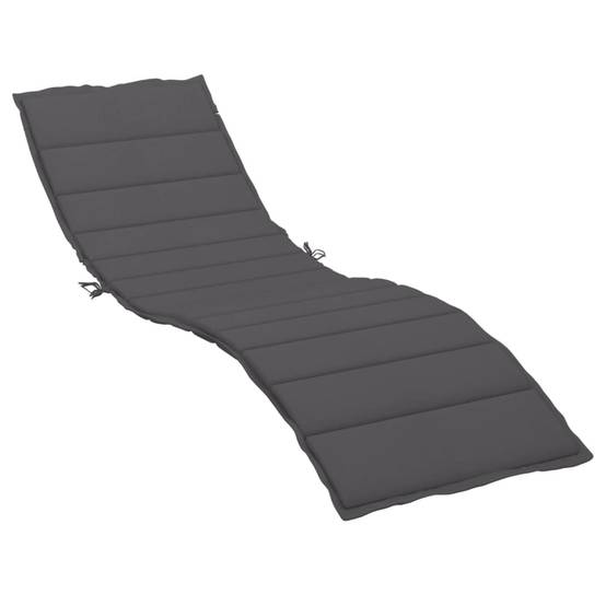 PANGIVO - Coussin de chaise longue tissu oxford anthracite 200 x 70 x 3 cm - PANGIVO - Image 2