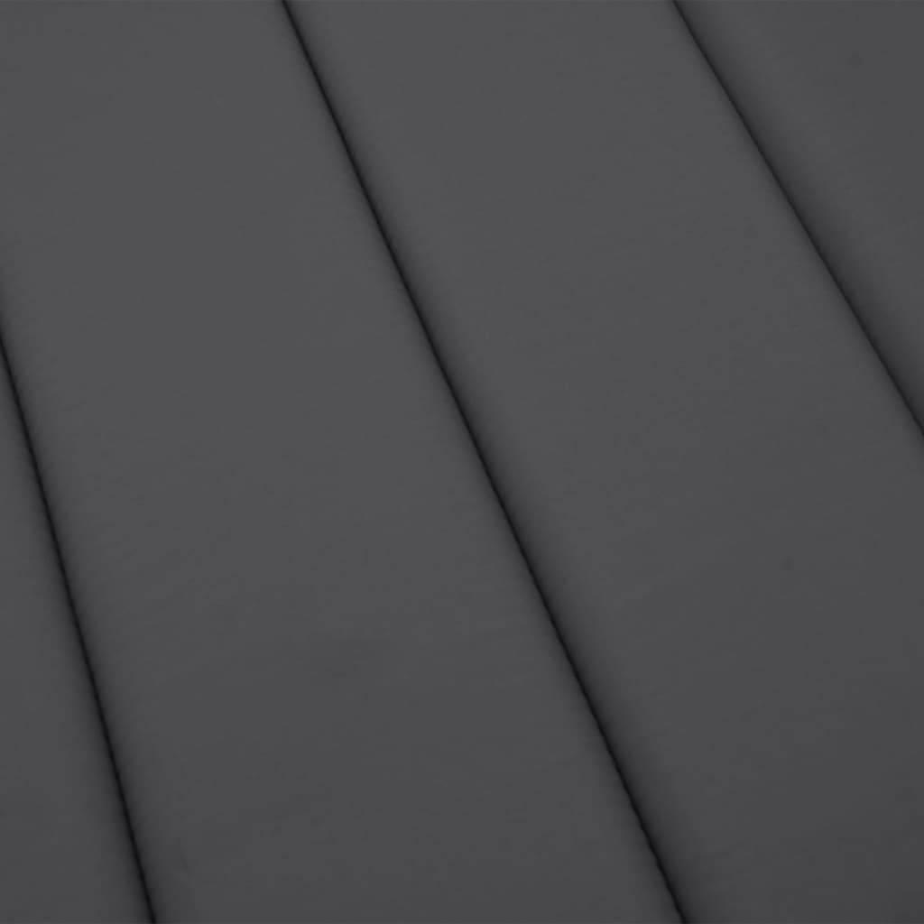 PANGIVO - Coussin de chaise longue tissu oxford anthracite 200 x 70 x 3 cm - PANGIVO - Image 6