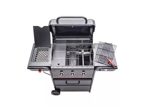 Char-broil - Barbecue hybride gaz et charbon Gas2coal Special Edition - 3 brûleurs + Kit 3 ustensiles - Char-Broil - Image 5